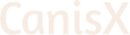 CanisX wordmark